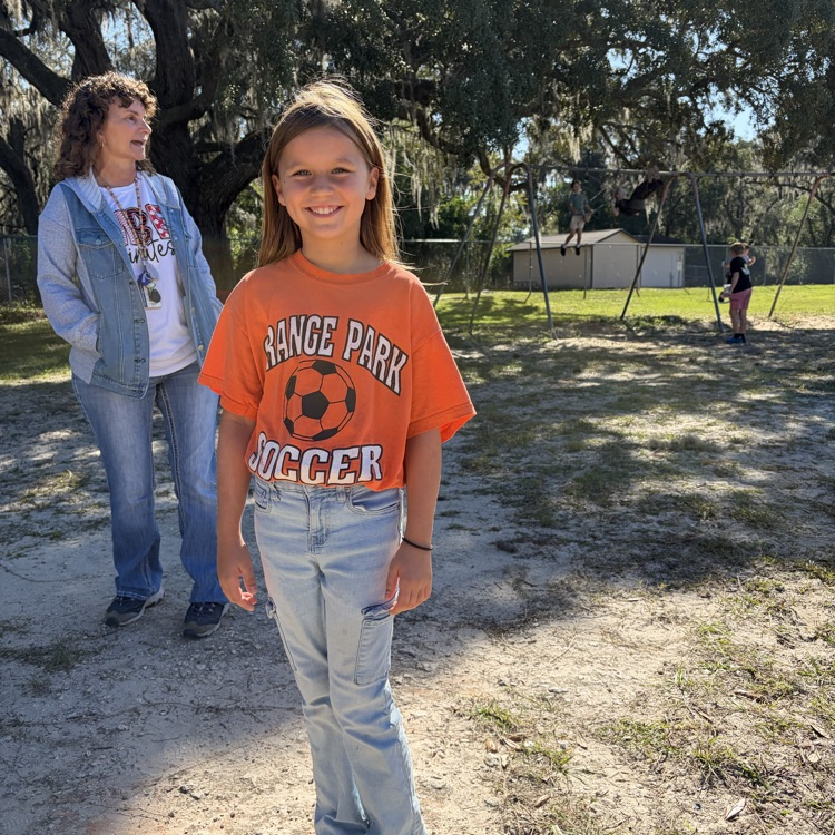 students wearing orange