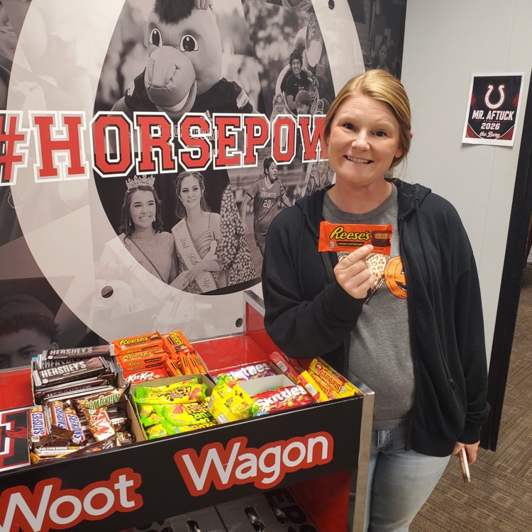student with candy