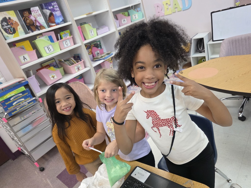 Students making ice cream