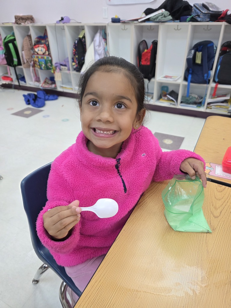 Student making ice cream