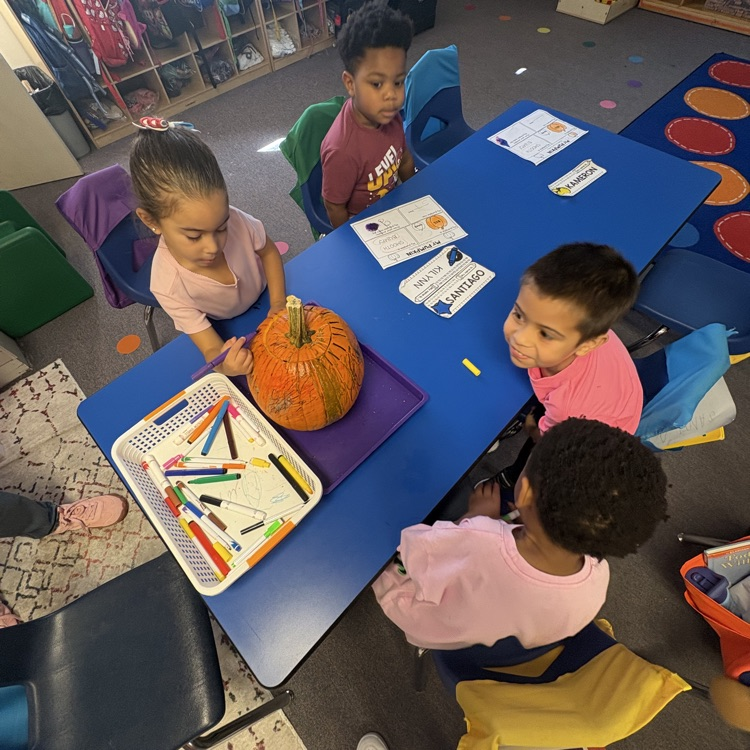 students at tables
