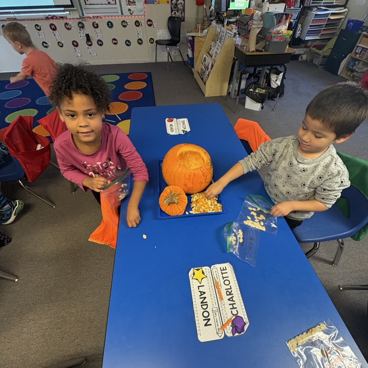students at tables