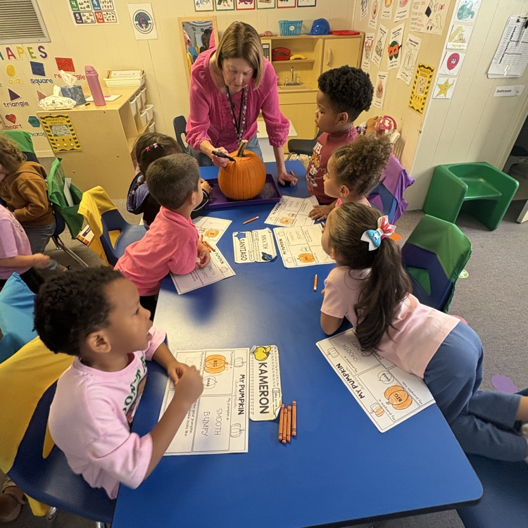 students at tables