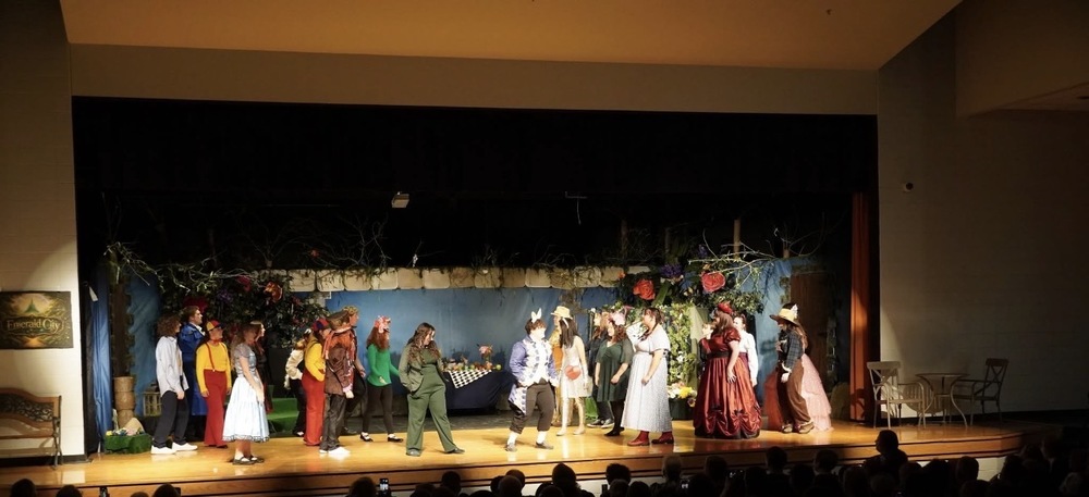 CCHS Theatre students performing