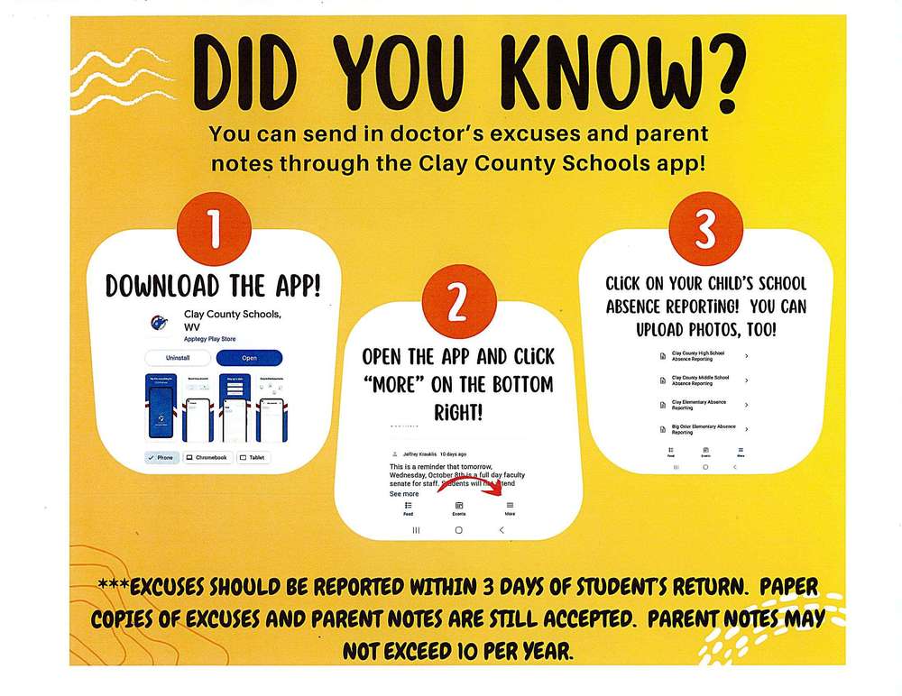 Clay County Schools WV App