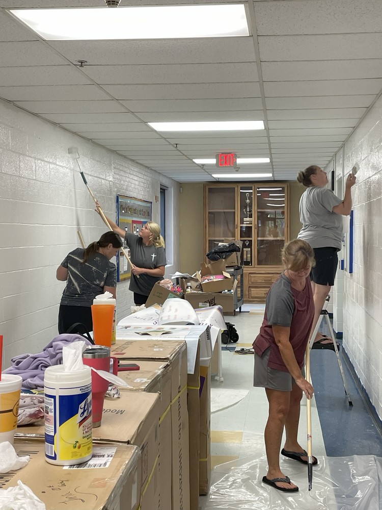 Painting CES Hallway