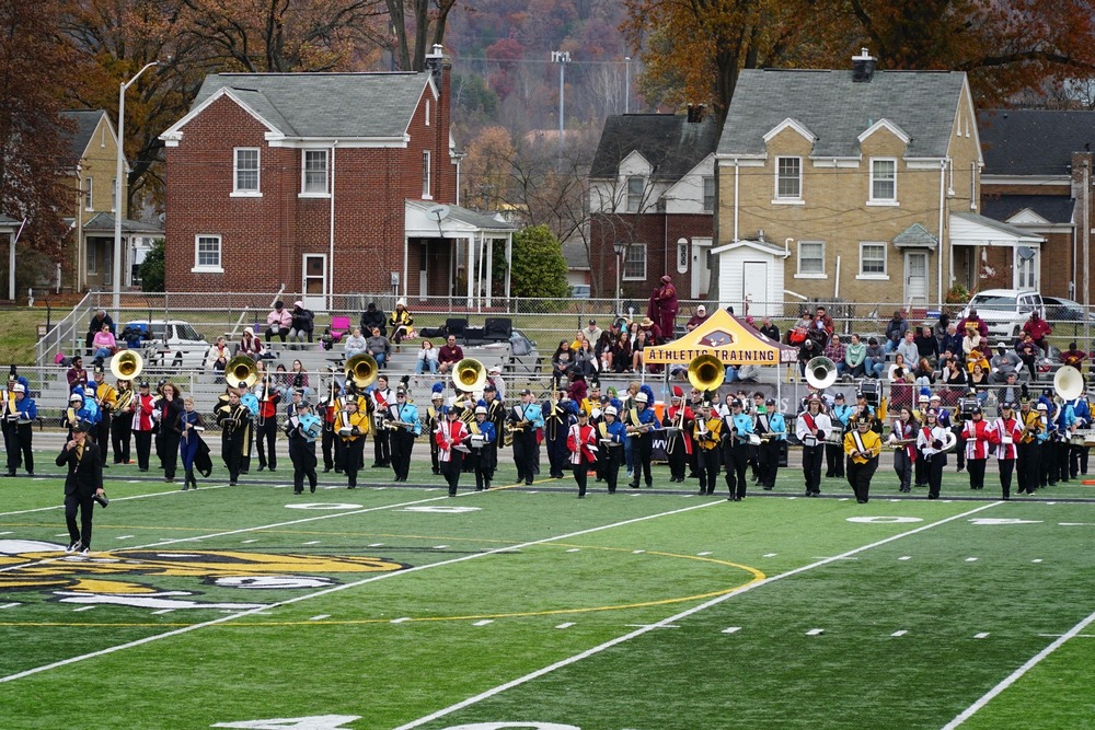 CCHS band performs with other bands at West Virginia State