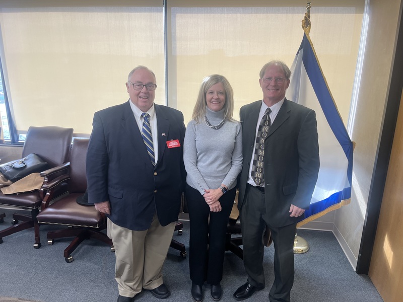 Superintendent Dobbins and Board Member Mullins with Michelle Blatt State Superintendent of Schools