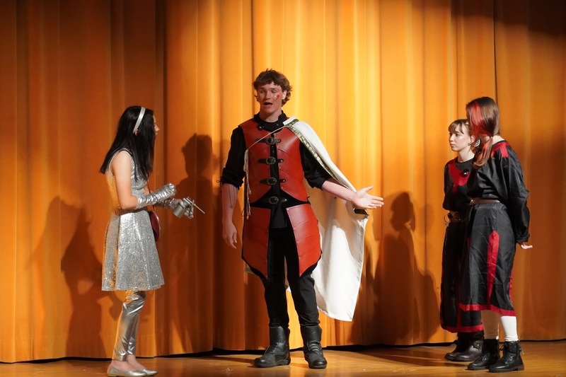 Students Performing in play