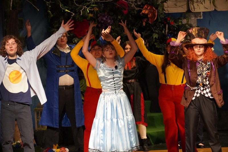 Students Performing in play