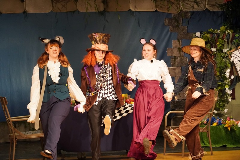 Students Performing in play