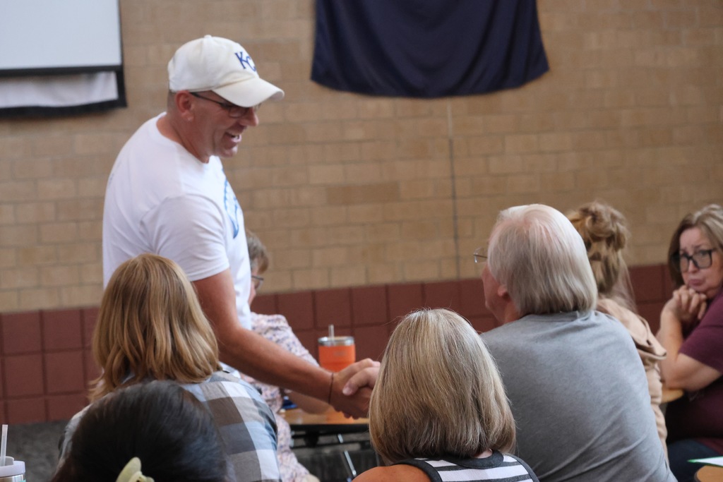 The TLEC paraprofessionals met today for the back-to-school inservice and were greeted by Trooper Ben, who gave a wonderful message! #celebrate379