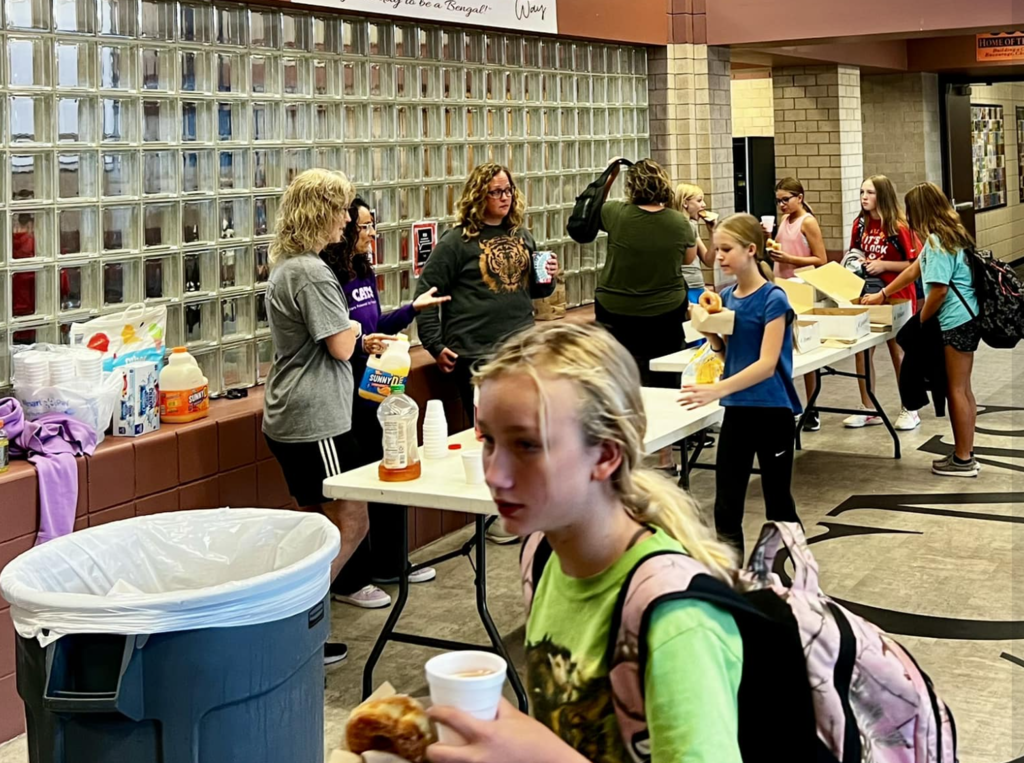 CCCMS Parents, Guardians, and Community Members, We are excited to bring back Donut Day again this year! Our students always enjoy these interactions. On these days, we are asking parents and community members to help us kick off the morning with breakfast treats and juice. If you are available to volunteer on one or more occasions, please sign up below. Descriptions: Pastry Parents: Bring 4-5 dozen of a pastry, baked goods, etc., and serve to students as they walk into the building. Refreshments Committee: Provide 1-2 bottles of juice with cups & serve to students as they walk into the building We look forward to having you in our school! If you have any questions, please let me know! https://www.signupgenius.com/go/30E0B4CAAAB2AA0FD0-56239017-2526 Thanks for your help!