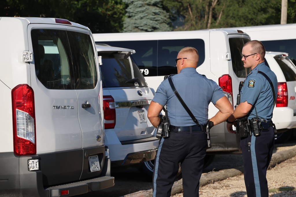 Today was a big day for the USD 379 transportation department, as the annual Kansas Highway Patrol inspection took place. Every 379 vehicle is inspected to make sure it is ready to go for the new school year. #celebrate379