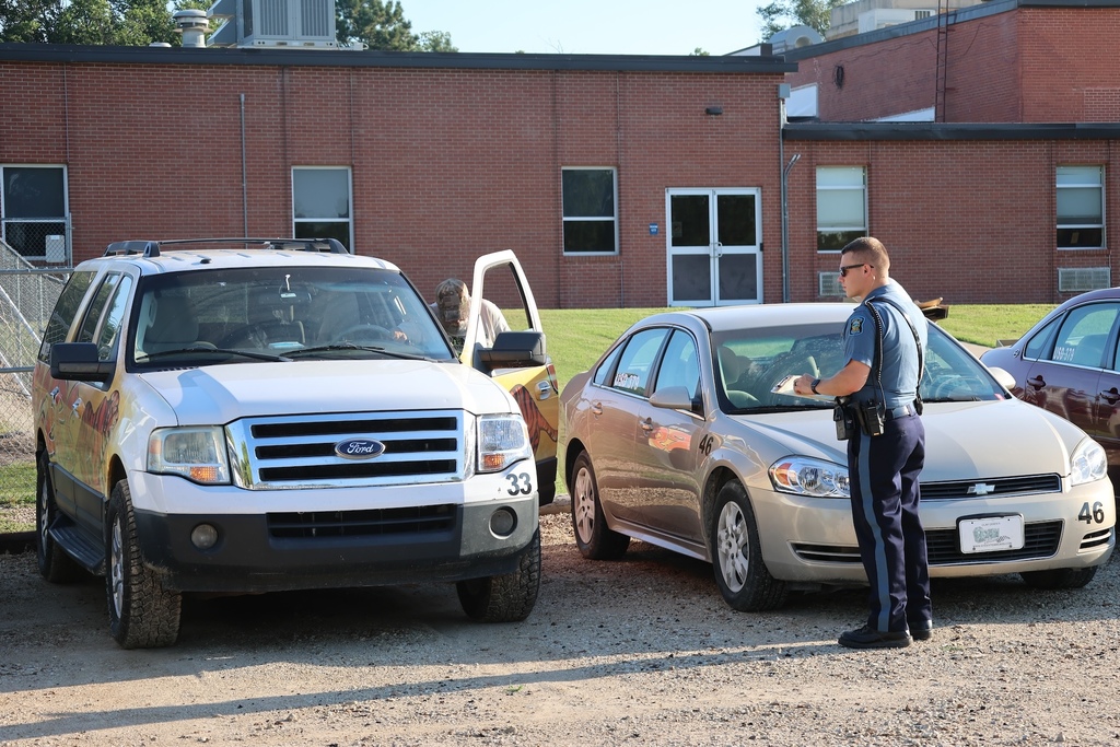 Today was a big day for the USD 379 transportation department, as the annual Kansas Highway Patrol inspection took place. Every 379 vehicle is inspected to make sure it is ready to go for the new school year. #celebrate379