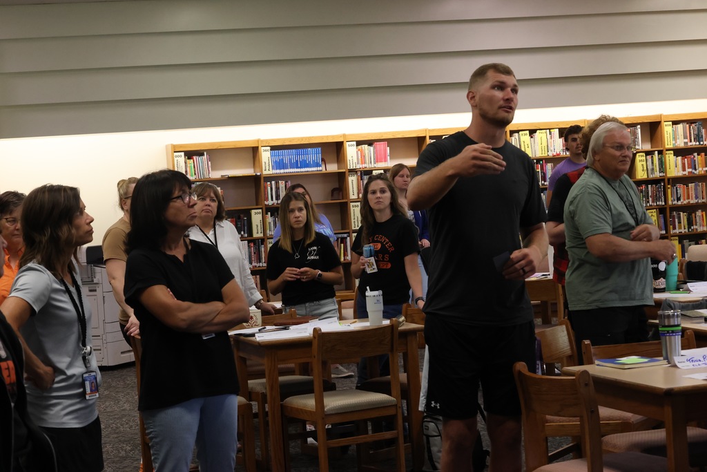 For the past two days, USD 379 teachers, paras, aides, secretaries, and custodians have been involved in the district-wide implementation of The Leader in Me, a whole-school transformation process developed by FranklinCovey Education.  The program has been used at 379 schools in the past, but it has never been a full district initiative until now. It focuses on teaching social-emotional and leadership skills, including communication, goal setting, problem-solving, and conflict resolution. This program has shown the ability to: 1. Increase Student Leadership & Academic Performance: Studies show that Leader in Me schools show increased student leadership and academic performance, including significant gains in subjects like ELA and math. 2. Improve School Culture: The program promotes a positive school environment by emphasizing respect, collaboration, and student voice, leading to higher teacher satisfaction, fewer discipline incidents, and better student attendance. 3. Empower Educators & Families: Leader in Me also equips educators with transformational leadership skills and provides resources to involve families in their children's learning. 379 families will see much more information in the coming months with this program. We are excited to see how it helps our students, staff, and schools! #celebrate379