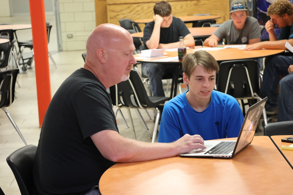 CCCHS and Wakefield senior intern students spent their last day of freedom in the classroom learning about their upcoming year-long interning process. Work-Based Learning Director Nichole Weller and the high school counselors have set up 34 seniors to spend part of their day interning at a local business or organization. We are thankful to have so many options in our community for our kids to learn and grow into quality employees! #celebrate379