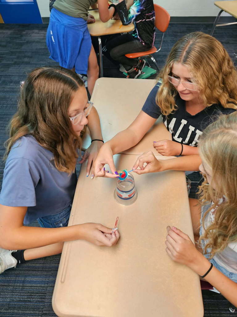 Lots of laughter with this team building activity today in Mrs. Bybee's class! #celebrate379