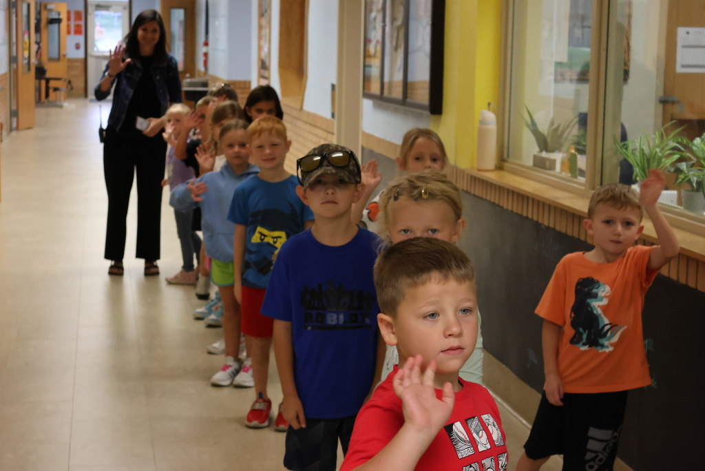 It doesn't matter whether you are in Pre-K or 3rd grade, the first days at Lincoln are all about learning routines! #celebrate379
