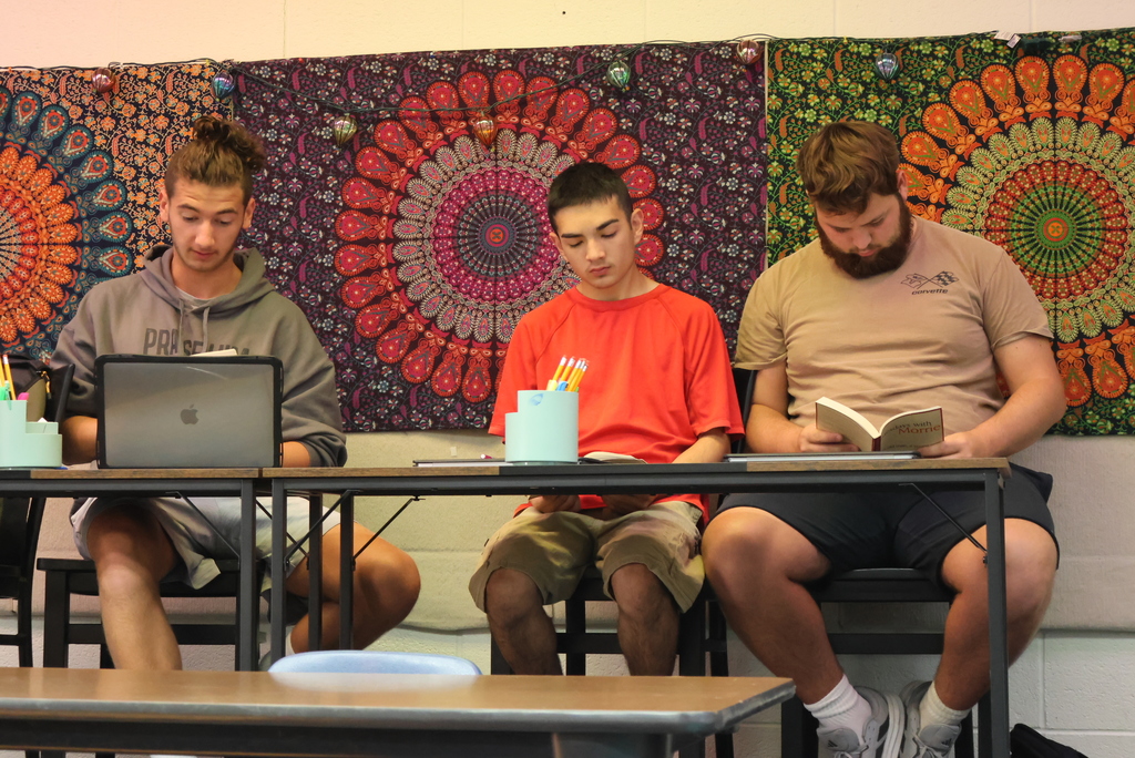 Are you a fan of the book "Tuesdays With Morrie?" Mrs. Blackburn's seniors are! After writing their own personal mission statements, the class is reading this book and will then write their own personal oral philosophy. It will mark the beginning of their senior project. #celebrate379