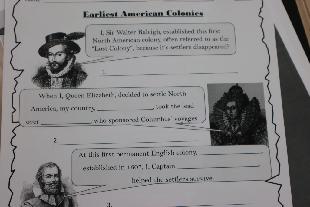 What do you know about the earliest American colonies? If the answer is "not a lot", ask an 8th grader! They are learning all about these early colonies in Mr. Seuser's class. #celebrate379