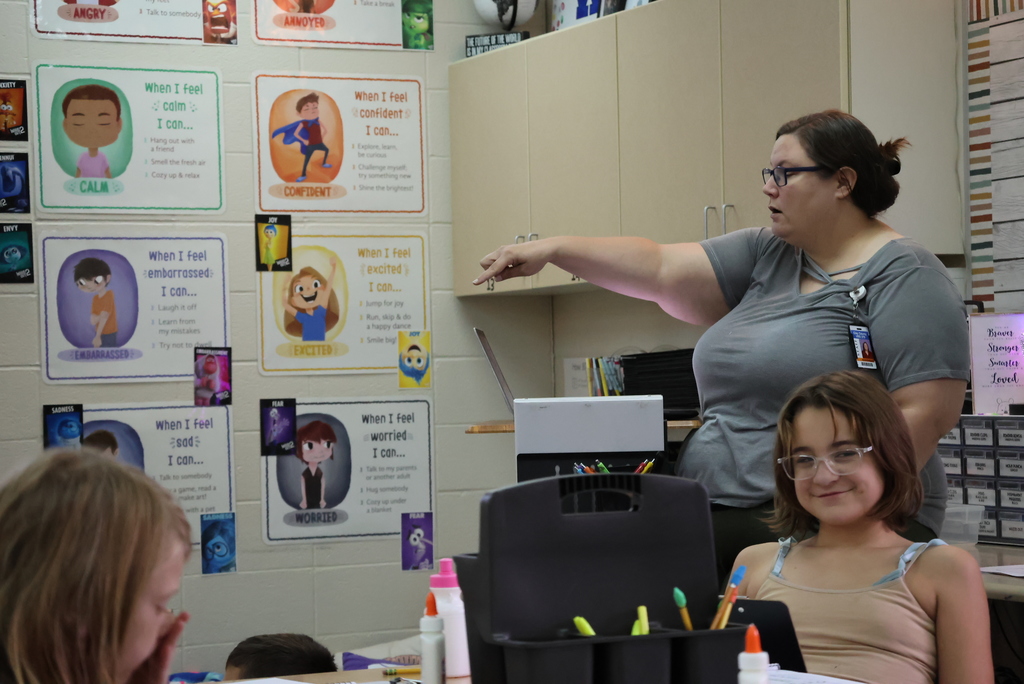 5th grade has a different look this year, with Mrs. Knepper and Ms. Bott added to the mix with Mrs. Chestnut and Mrs. Schurle.  Mrs. Chestnut is the social studies teacher, and Mrs. Schurle is the science teacher. They see all students throughout the year.   Ms. Bott and Mrs. Knepper are the math teachers. Students have math every day, and they rotate between science and social studies throughout the year. #celebrate379
