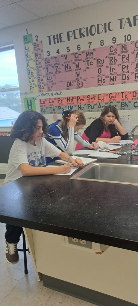 8th grade science is working on a Lab to learn about the transfer of Energy. This Lab is called "Drive the Nail". Before they could begin any kind of lab work, students were required to learn lab safety rules and why they are so important.  They are off and running in Mrs. Trembath's class! #celebrate379