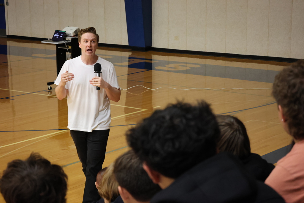 If you are a parent of a WMS or WHS student, there is a good chance you are going to get asked to head to the Rex Theatre in Clay Center tonight! Comedian Taylor Johnson spoke to secondary students today about mental health. He was funny, engaging, and had a great message about the need to hear other people's story!  Taylor is performing tonight at 6:30. The first 100 people will get a FREE popcorn and drink. Afterwards, Pawnee Mental Health is hosting a FREE ice cream social. We invite you all to come laugh, think, and connect!  #celebrate379