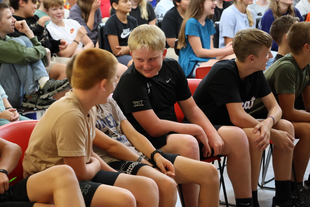 If you are a parent of a CCCMS student, there is a good chance you are going to get asked to head to the Rex Theatre in Clay Center tonight! Thanks to the Clay Counts Coalition and local Youth Leaders in Kansas (YLinK) chapters, Comedian Taylor Johnson spoke to CCCMS students today about mental health. He was funny, engaging, and had a great message about the need to hear other people's stories!  Taylor is performing tonight at 6:30. The first 100 people will get a FREE popcorn and drink. Afterwards, Pawnee Mental Health is hosting a FREE ice cream social. We invite you all to come laugh, think, and connect!  #celebrate379