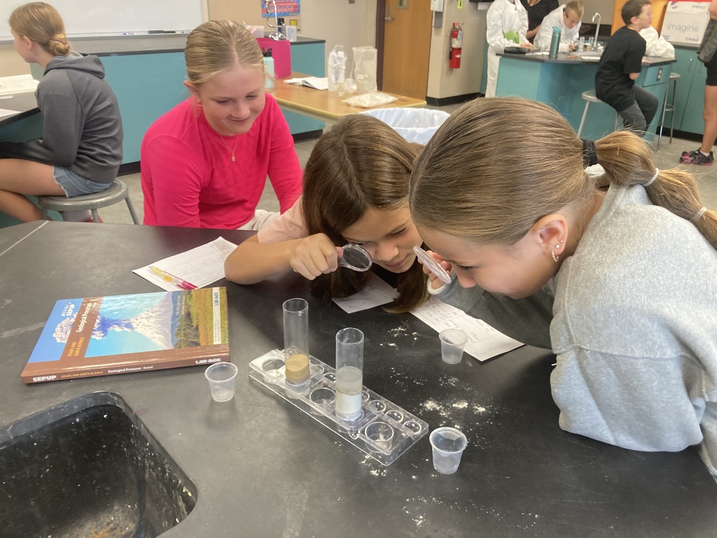 🌍🔬 Mr. Walsh’s 6th graders became scientists today! Their first lab investigation explored how water flows through different earth materials and how aquifers form. 💧 They even studied a map to see why aquifers aren’t evenly spread across the U.S. Hands-on learning at its best! #celebrate379