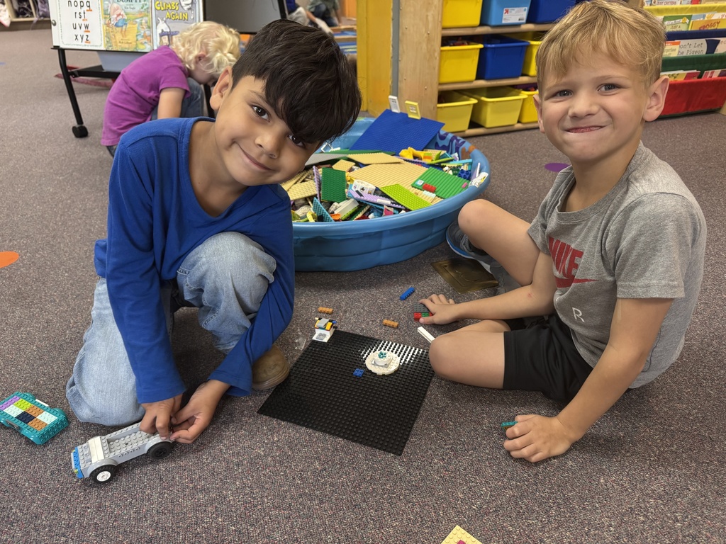 What looks like play in kindergarten is actually their really important work! Learning through playing is a key component of early childhood education, and that is exactly what was taking place in Mrs. Shannon's classroom this week! #celebrate379