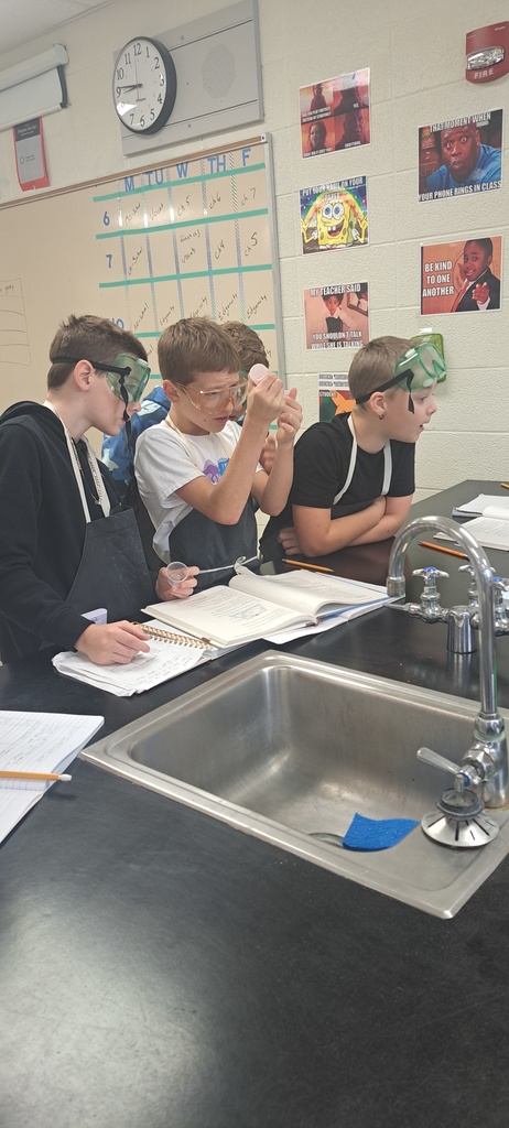 🌋 Mrs. Trembath's 6th graders turned up the heat in science class today! Working in teams, they added “magma” to their volcanoes and watched the effects of different levels and reactants. The results were EXPLOSIVE!  🔥💥 #celebrate379