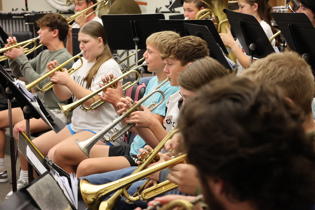 The CCCHS band is already in mid-season form! You can get your first look at them at the first home football game on Sept. 19. #celebrate379