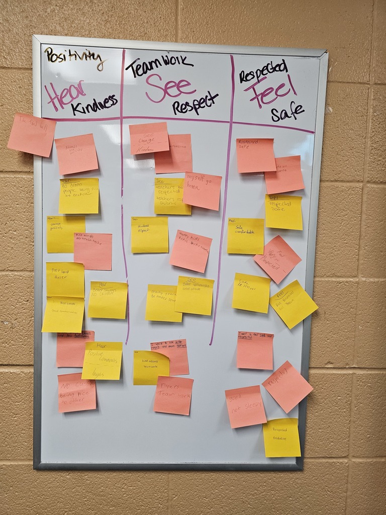 Part of the Leader In Me character education program, initiated in all schools this year, is having students and grade levels develop their own mission statements. The WHS freshmen have theirs completed and on display! #celebrate379