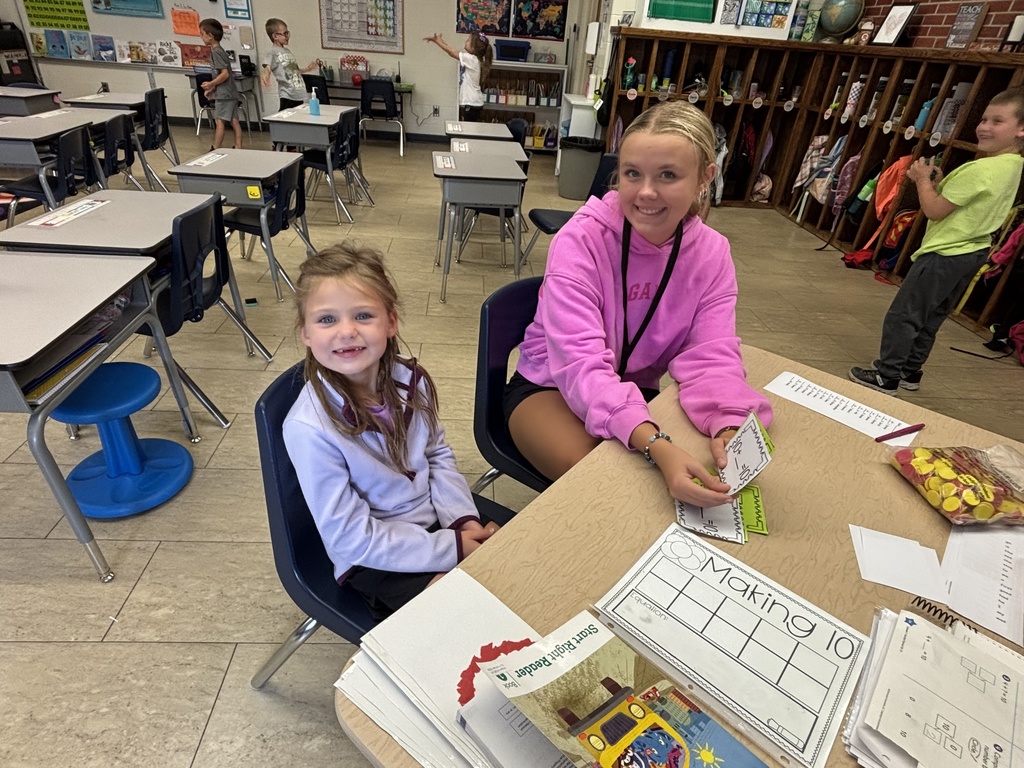 CCCHS Teacher's Aide Spotlight: Annie Berggren is an aide in Mrs. Lange's class this year. "Annie always walks in each day eager to help out, said Mrs. Lange. "You may find Annie playing a fun game of Sparkle (a counting game), working one-on-one, or walking around, encouraging the kids to do their best work. The kids love seeing Annie daily and always hate to see her leave!" On a side note, Annie was also a first grader in Mrs. Lange's class (and in the exact same room) 12 years ago! #celebrate379