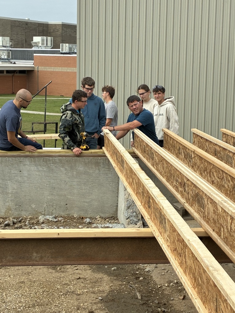 Construction is beginning on the Tiger House! The floor joists are going into place this week. #celebrate379