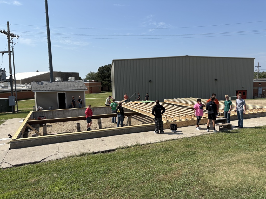 Construction is beginning on the Tiger House! The floor joists are going into place this week. #celebrate379