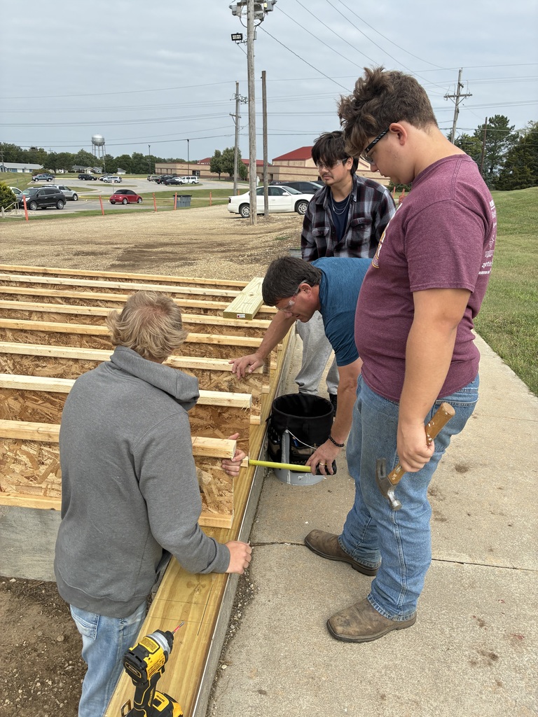 Construction is beginning on the Tiger House! The floor joists are going into place this week. #celebrate379