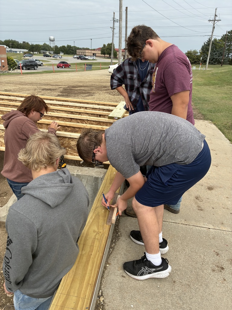 Construction is beginning on the Tiger House! The floor joists are going into place this week. #celebrate379