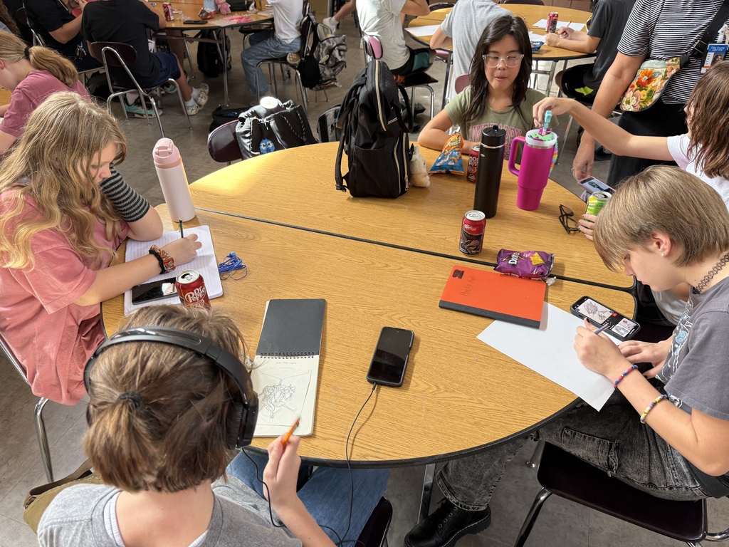 The CCCMS Youth Leaders in Kansas (YLinK) is sponsored by Mr. Brummett. This year, they have started a Creativity Club. It provides students who are interested in the arts the opportunity to come together after school to connect on shared interests. This can include drawing, crafting, music, animation, or any other art related passions. #celebrate379