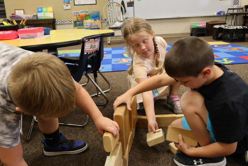 Small group centers are scheduled into every day of a Lincoln kindergarten classroom. What might look like regular old play time to you actually involves... - Creativity - Working Together - Conflict Management - Project Completion (Grit) It is the initial step towards getting our kids ready for success outside of school! #celebrate379