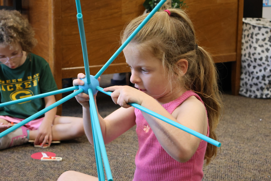 Small group centers are scheduled into every day of a Lincoln kindergarten classroom. What might look like regular old play time to you actually involves... - Creativity - Working Together - Conflict Management - Project Completion (Grit) It is the initial step towards getting our kids ready for success outside of school! #celebrate379