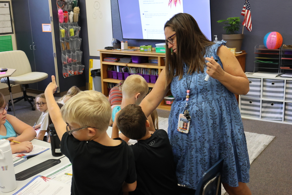 Mrs. Payne's 2nd graders were hard at work today creating math equations based on data from story problems.  Along with math fluency (learning basic math facts), students are also encouraged to sort necessary data from a paragraph and use that data to find a solution. #celebrate379