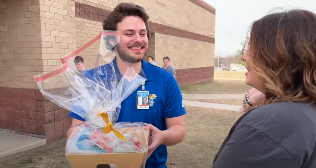 Did you know that the 379 Excellence Foundation purchased "Treat Yourself" gift baskets (all from local businesses) for all first year teachers heading into Spring Break last year? Did you ALSO know that every first year teacher hired last year in USD 379 is still here in year 2? We're not saying that was the only reason we kept these fantastic young educators, but it didn't hurt! This is just one example of the work the Excellence Foundation, whose goal is to "celebrate and elevate all USD 379 staff, which will lead to recruiting and retaining the best staff in the state.” Did you ALSO know that you can donate towards the 379 Excellence Foundation at tomorrow's Gather For Good Match Day? If not, you do now! #celebrate379