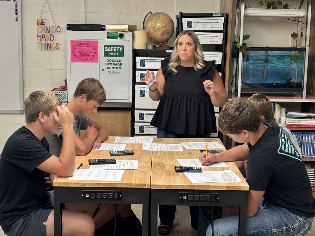 🔬✨ Things are getting a little radioactive in Mrs. Affolter’s freshman Earth Science classes! Students are diving into the fascinating world of radioactive decay and crunching the numbers behind the process. 💡📚 #celebrate379
