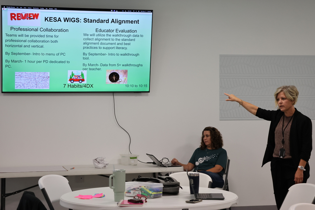 It was a busy day for the 379 District Leadership Team, as they held their first meeting of the year. On the agenda:  - Focus on the two Strategic Action  Plans for the 2025-26 school year, also known as Wildly Important Goals (WIGS) - Dive into state assessment, classroom walkthrough, and Leader in Me data - Organize our September 29 building inservice day (reminder that we will not have school that day!)  These days are always extremely important, as we take time to get away from the "whirlwind" and focus in on the big picture to help our kids! Thank you to the Clay Center Zoo for hosting us at their Welcome Center! #celebrate379
