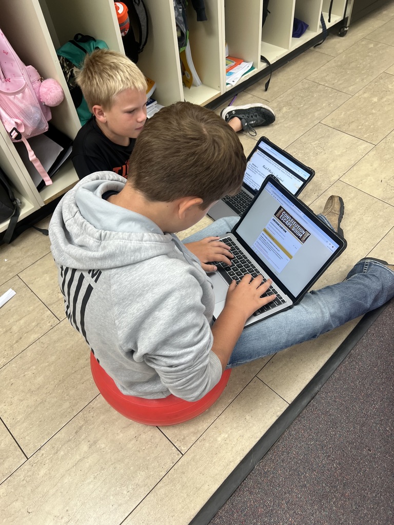 Did you know that it is Constitution Week? Yesterday, Mrs. Chestnut's 5th grade social studies students learned about the different parts of The Constitution and how to read it properly. Then, they worked in small groups on a digital “escape room” to try navigating and reading it for themselves! #celebrate379