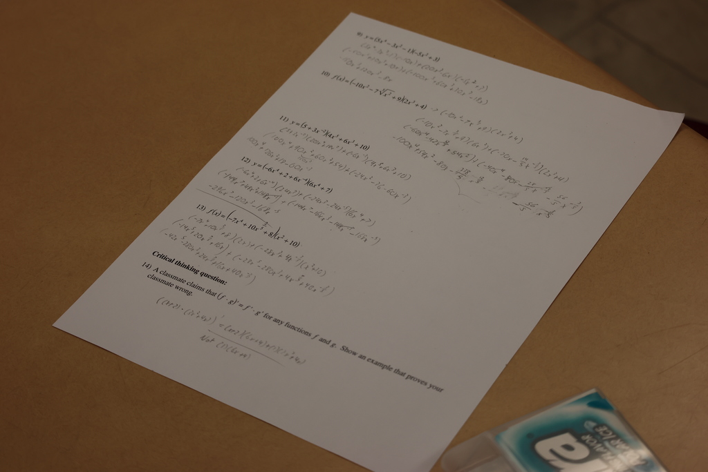 Today in Mrs. Ware’s Calculus class, students tackled the world of derivatives.  From finding the slope of a curve 📈 to understanding how fast something is moving at an exact moment, Mrs. Ware had students exploring how math explains the world around us.  Whether it’s the speed of a car, the growth of a plant 🌱, or even predicting the ups and downs of the stock market 💹 — derivatives are everywhere! #celebrate379