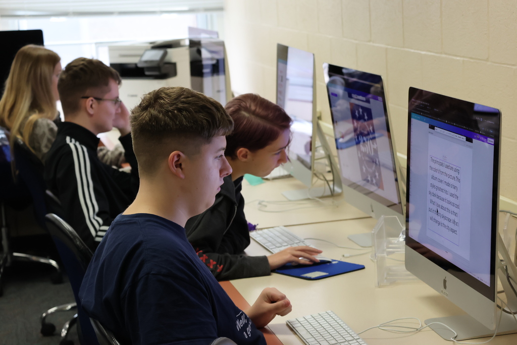 Ms. Bergmeier's Graphic Design students are in the middle of working on promotional materials for the Clay County America 250 celebration, sponsored by the Clay County Historical Society and Museum. It's real-world experience for a good cause! #celebrate379