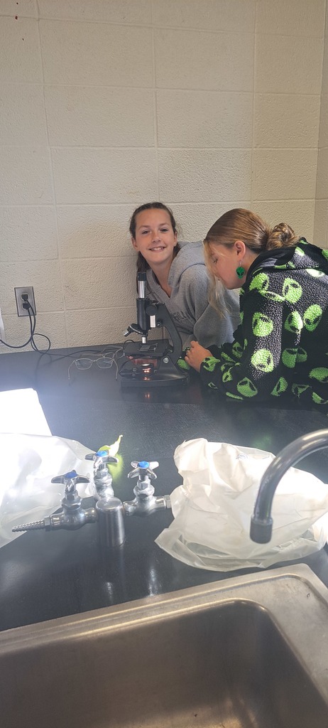 🔬 Wakefield 7th graders explored Paramecium under the microscope this week in Mrs. Trembath's science class! 🌊✨ They mastered focusing skills and learned how even the tiniest organisms play a BIG role in keeping ecosystems healthy. 🌱🌍 #celebrate379